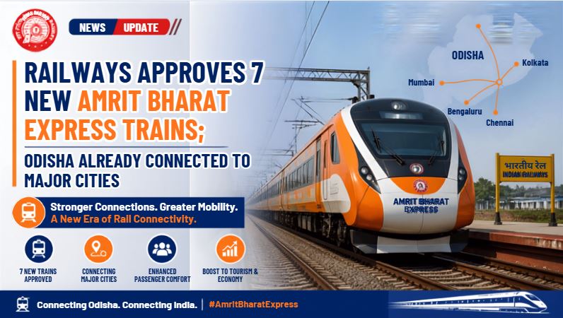 Railways Approves 7 New Amrit Bharat Express Trains; Odisha Already Connected to Major Cities